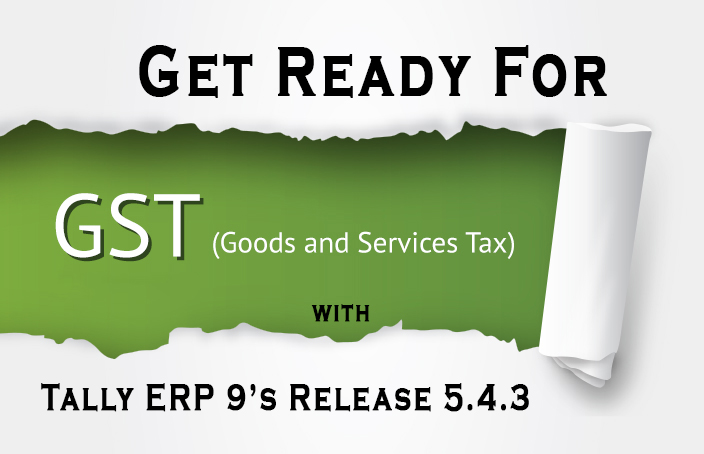 GST and Tally erp9's 5.4.3