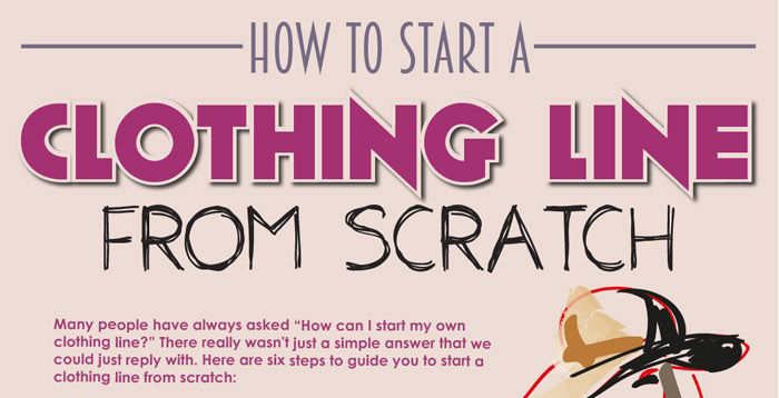 Infographic – How to Start your Clothing Business from Scratch?