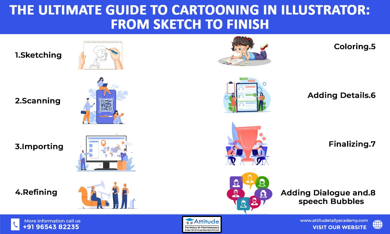 The Ultimate Guide to Cartooning in Illustrator: From Sketch to Finish