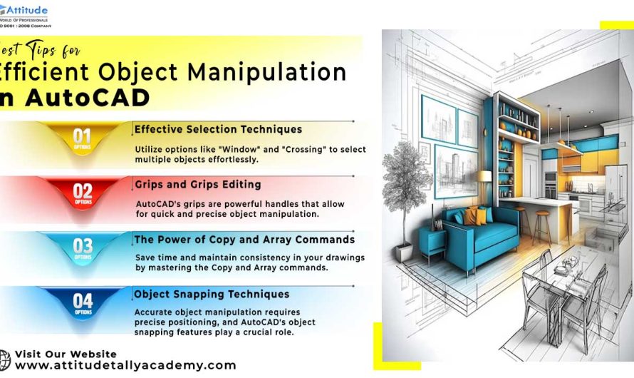 Best Tips for Efficient Object Manipulation in AutoCAD