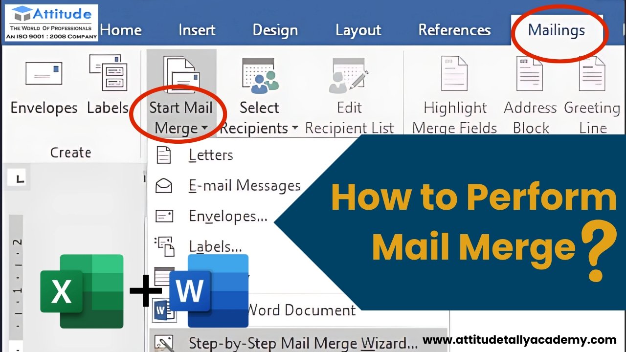 How To Perform Mail Merge A Beginner s Guide Attitude Tally Academy