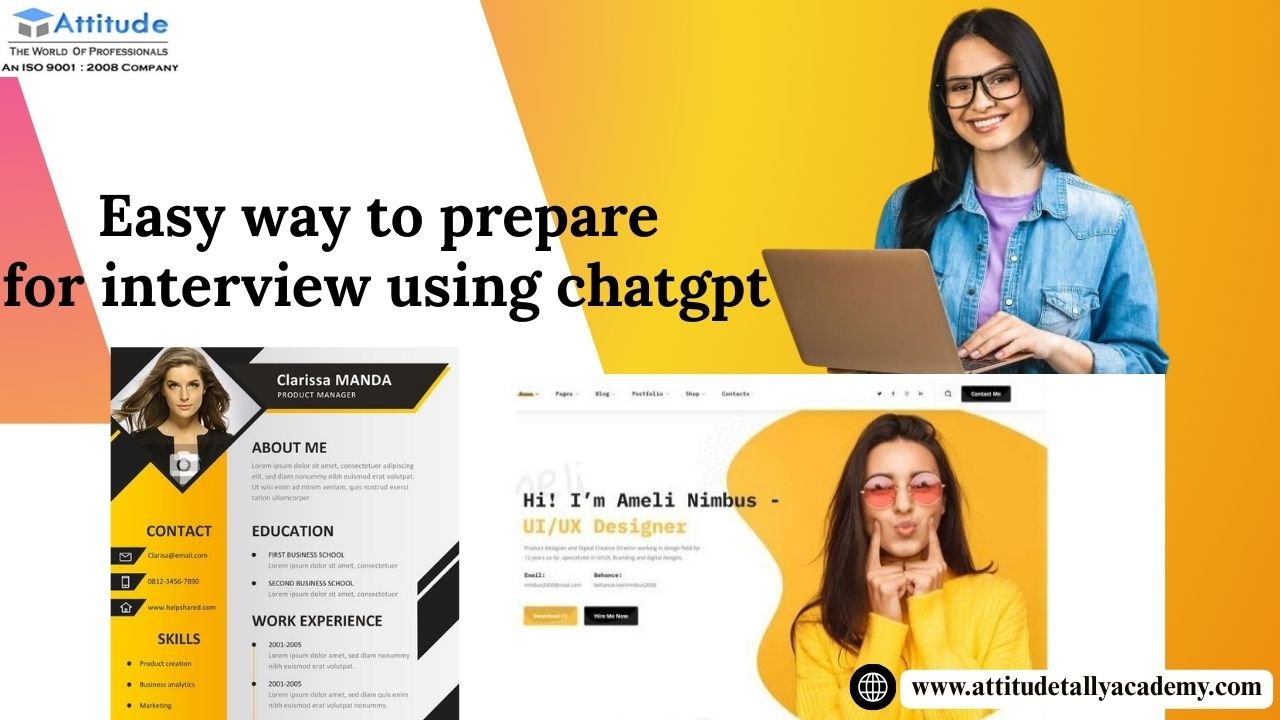Easy way to prepare for interview using ChatGPT – Portfolio training in Yamuna Vihar and job interview skills in Uttam Nagar
