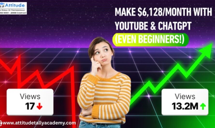 Make $ 6,128/month With YouTube & chatgpt (even beginners)