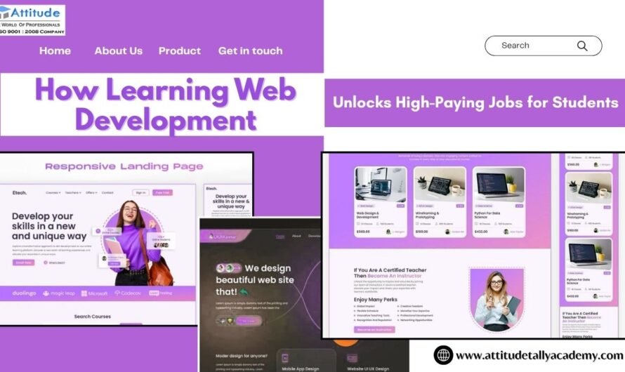 How Learning Web Development Unlocks High-Paying Jobs for Students