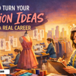 How to turn fashion ideas into a real career through fashion designing, garment creation, and professional fashion training