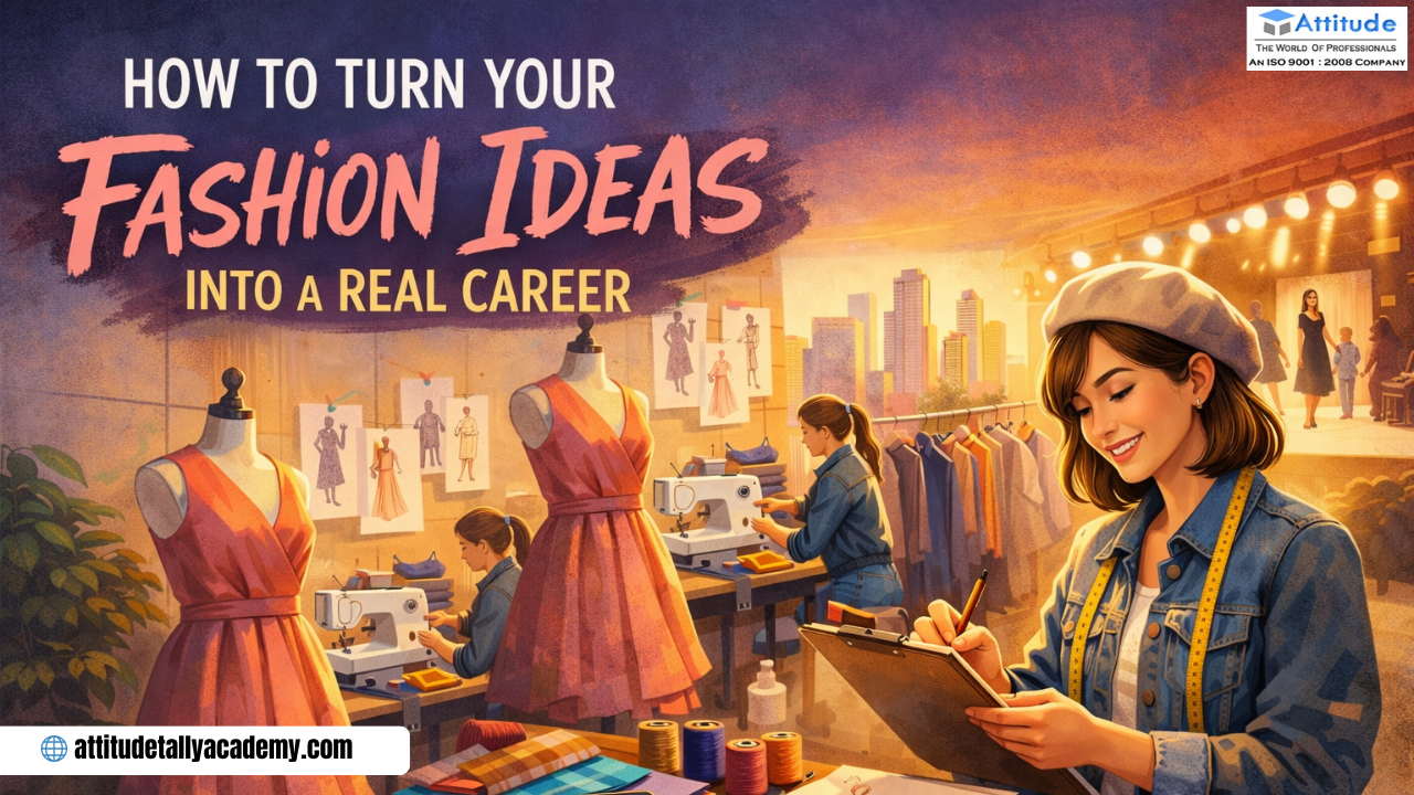 How to turn fashion ideas into a real career through fashion designing, garment creation, and professional fashion training