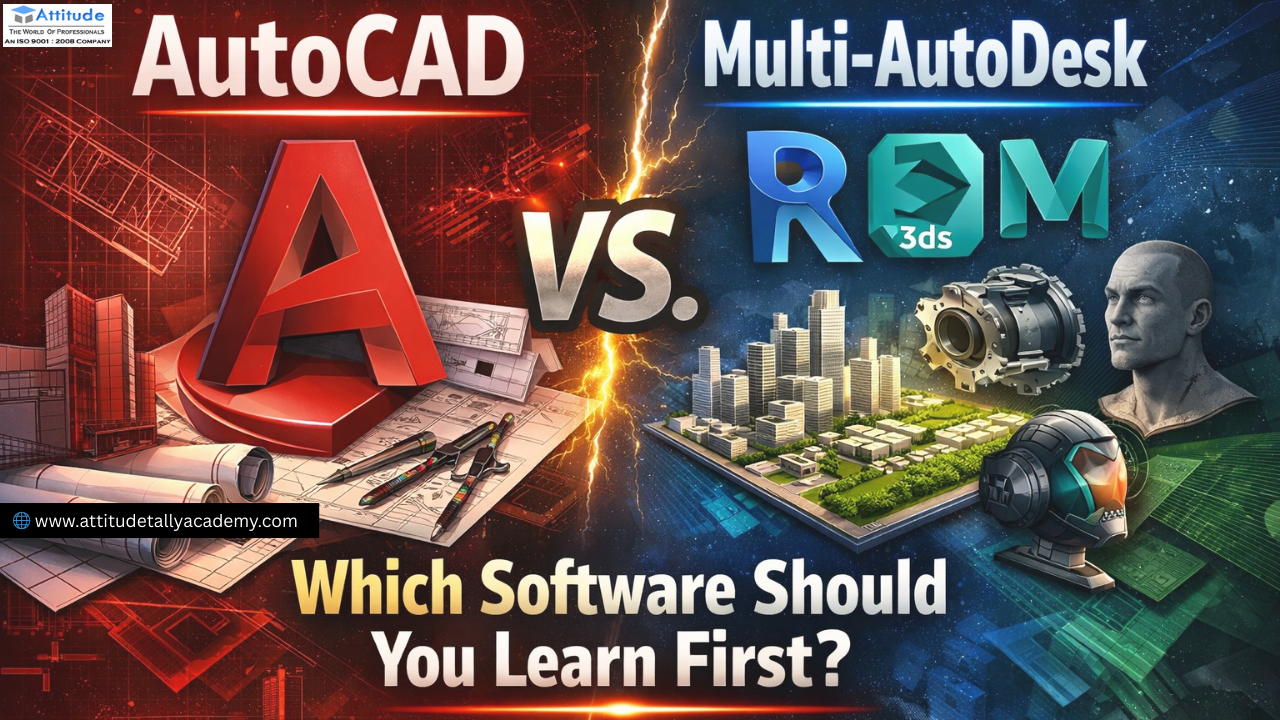 AutoCAD vs Multi-AutoDesk: Which to Learn First? - Attitude Academy