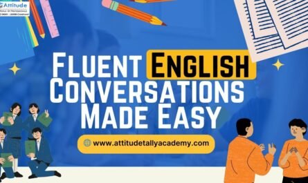 Fluent English conversations training for students at Attitude Academy to improve confidence and spoken English skills