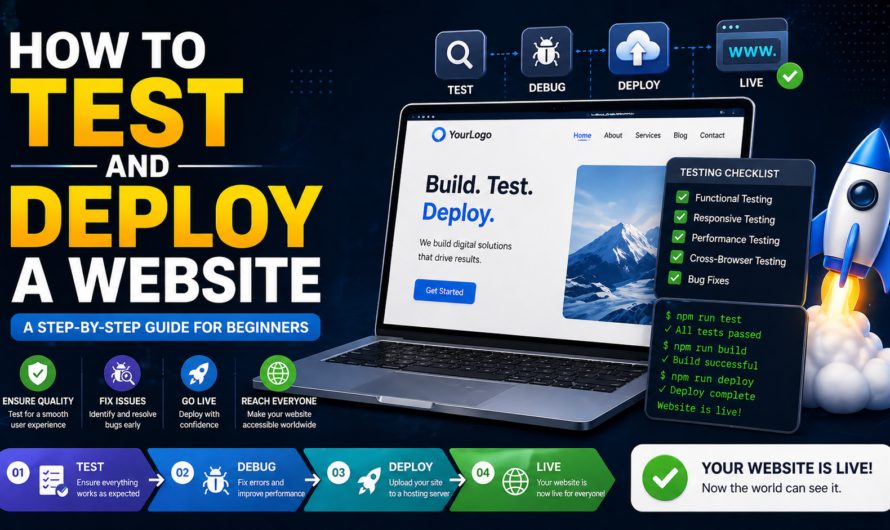 How to Test and Deploy a Website
