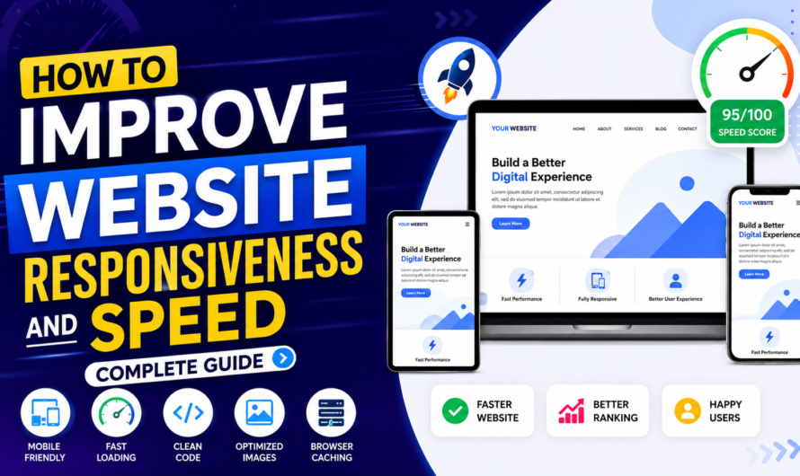 How to Improve Website Responsiveness and Speed