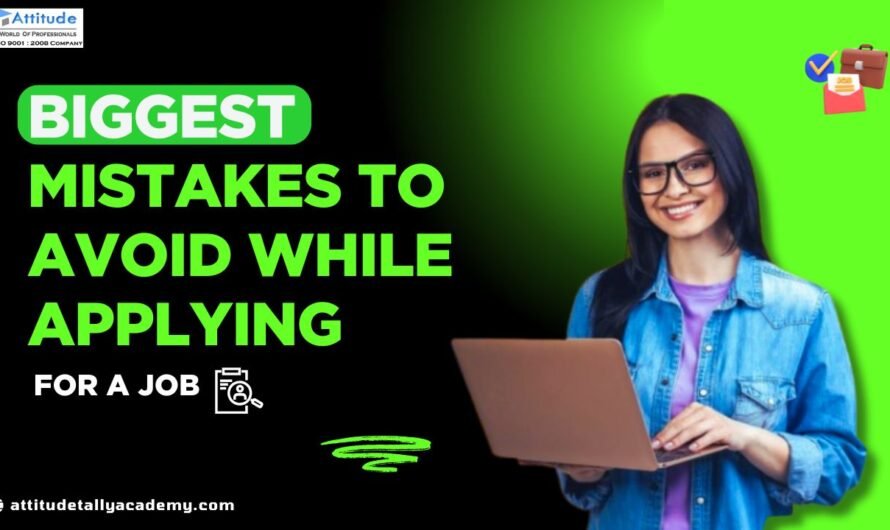 Biggest Mistakes to Avoid While Applying for a Job