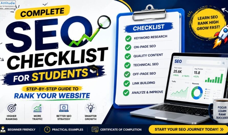 Complete SEO Checklist for Students: Step-by-Step Guide to Rank Your Website