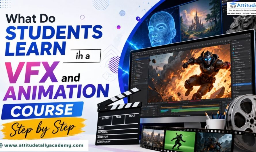 What Do Students Learn in a VFX and Animation Course Step by Step
