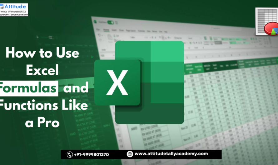 How to Use Excel Formulas and Functions Like a Pro