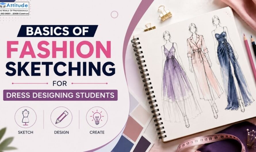 Basics of Fashion Sketching for Dress Designing Students