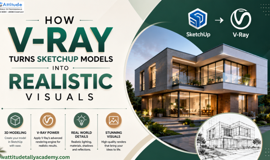 How V-Ray Turns SketchUp Models Into Realistic Visuals