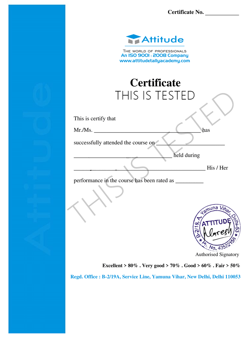 attitude-certificate